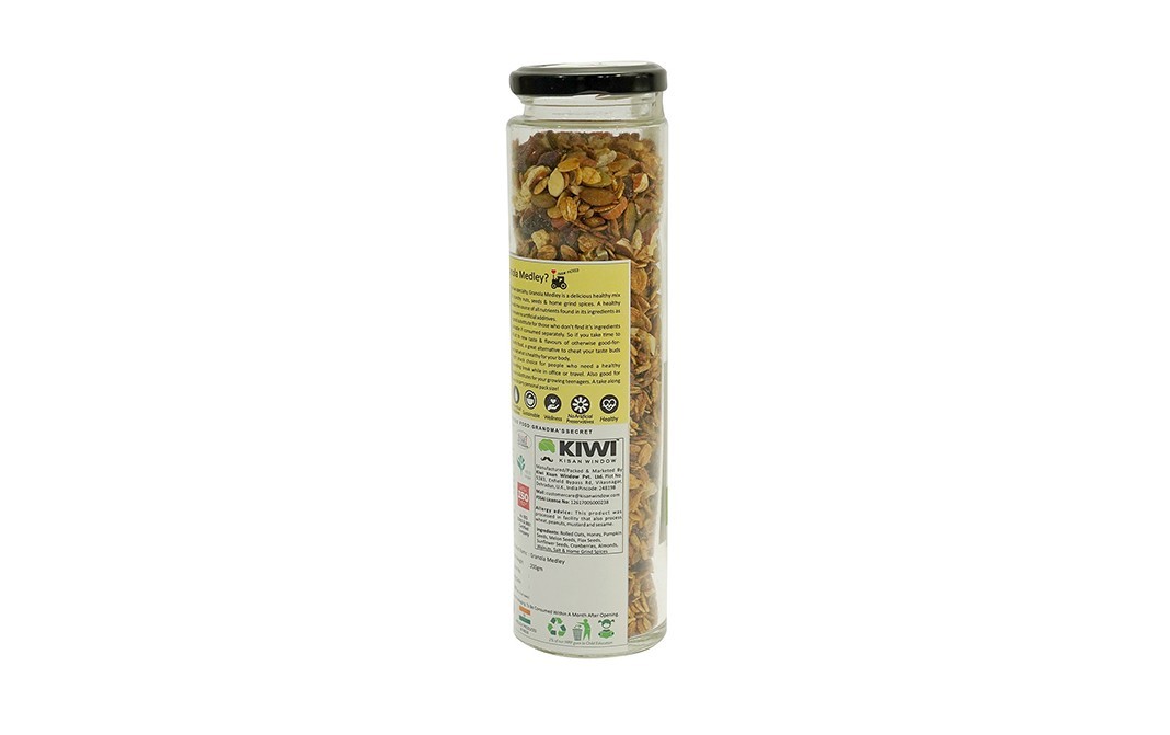Kiwi Kisan Window Granola Medley    Pack  200 grams